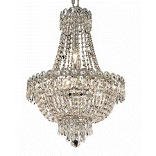 Century 8 Light Chandelier with Crystal